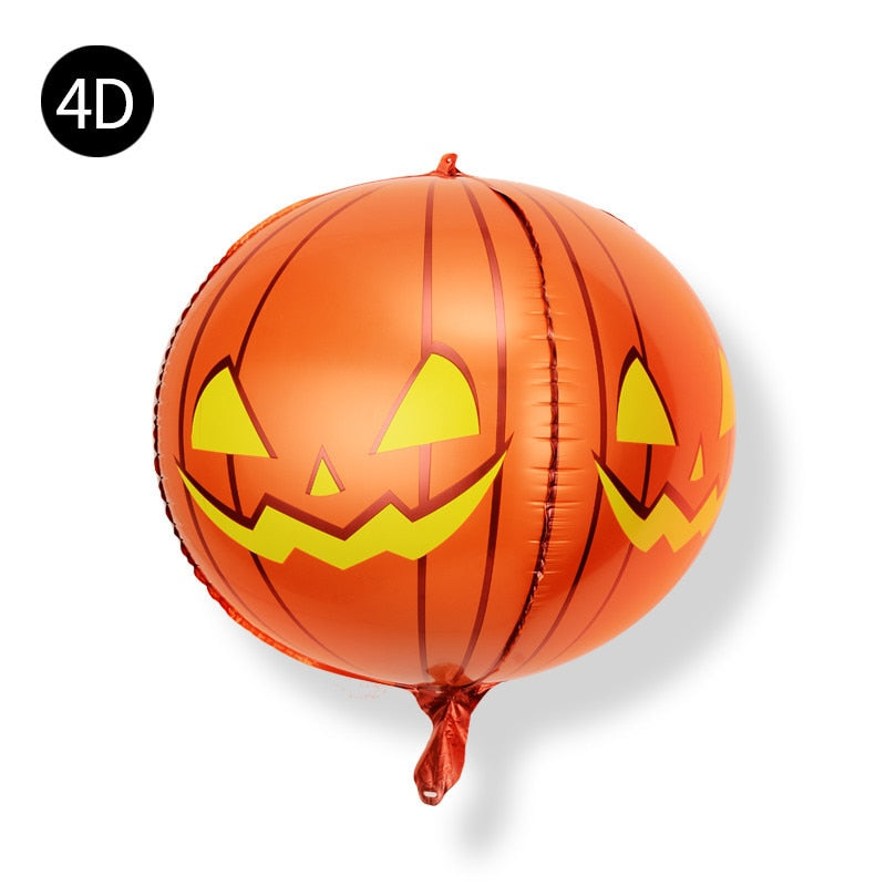 12/1 st Halloween Ghost Balloons Toys Spider Witch Bat Pumpkin Skeleton Horror Halloween Party Decoration Festival Party Supply