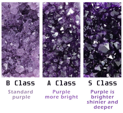 Natural Raw Amethyst Geode Purple Crystal Quartz Cluster Dream Energy Healing Thunder Egg Grosir Rumah Dekorasi