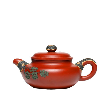 Yixing te pot teapot te gryde filter håndlavet lilla ler tepæret tilpasset gaver drinkware sæt