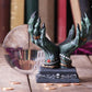 Support de boule de cristal main du diable, décoration de bureau, rangement, Tarot de sorcellerie, ornement d'halloween 