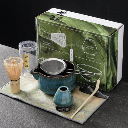 Matcha giapponese adatto a spazzolare una ciotola di uova da tè da battitore in ceramica matcha per la cerimonia del tè giapponese set da tè manualmente
