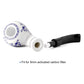Classic Blue And White Pottery Antique Ceramic Pipe Ceramic Clay China Pipe Bent Smoking Pipe Double-layer Gift Box Set For Men