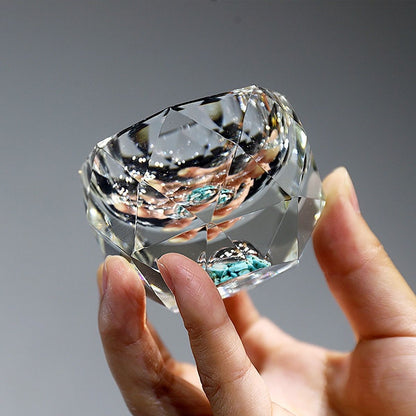 50ml Diamond Cutting Crystal Liquor Copos Vodka Shot Glass Wine Glasses