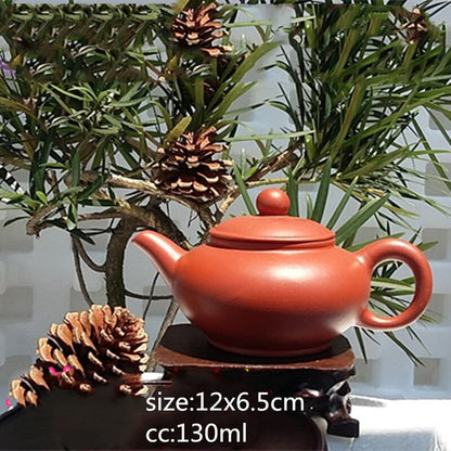 정통 yixing 티 냄비 보라색 점토 Xi Shi Teapot 광석 케틀 슈트 Puer 중국 차 세트 에티켓 용품