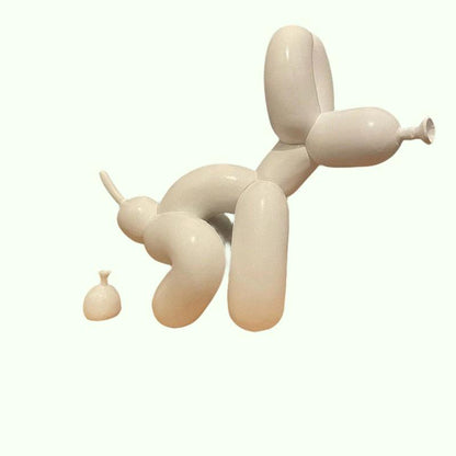 Ilmapallokoiran veistospallon taide patsas mini keräilyhahmo kodinsisustus hartsi hahmo pöydän tarvikkeet huoneen sisustus