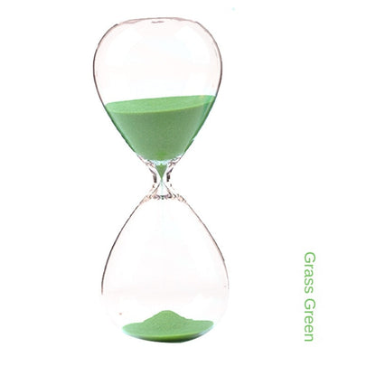 5/15/30/60 minutter Ny nordisk glassdråpe Tid Hourglass Timer Creative Home Decoration Crafts Decoration Valentinsdag Gave