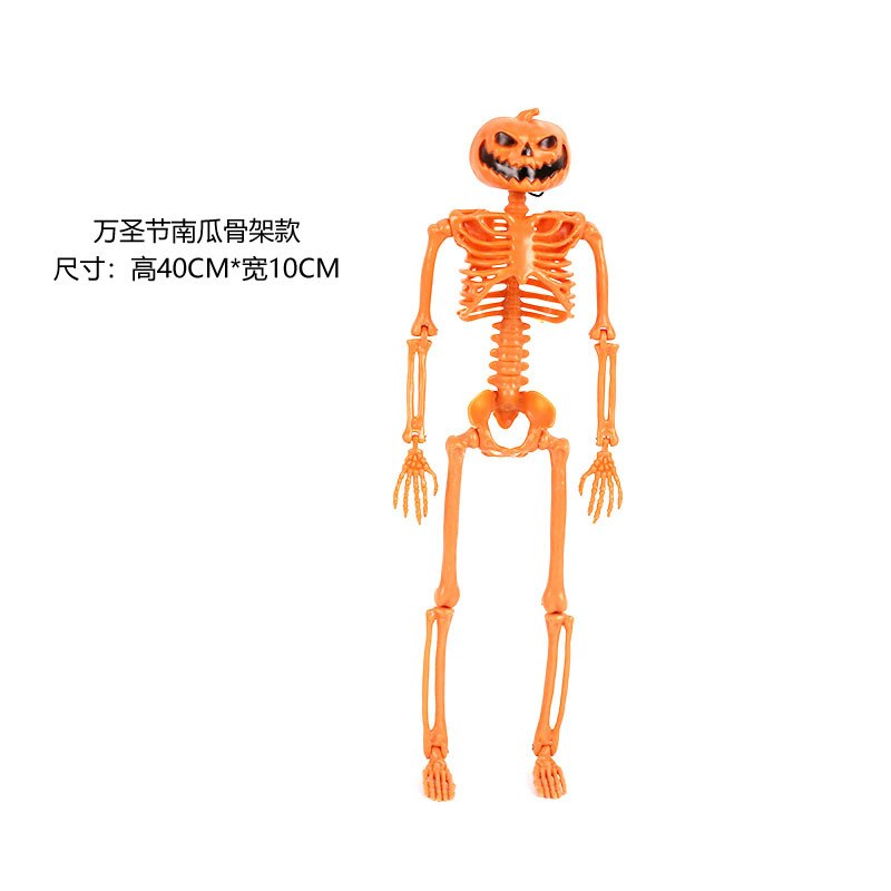 1 Set Halloween skelettbrud och brudgum skräck mänskliga ben skelettdekorationer halloween festdekoration gynnar skrämmande rekvisita