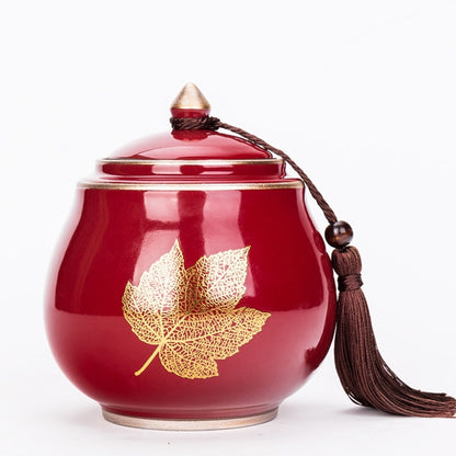 Ceramiczny słoik herbaty herbata caddy herbata do przechowywania organizator herbat