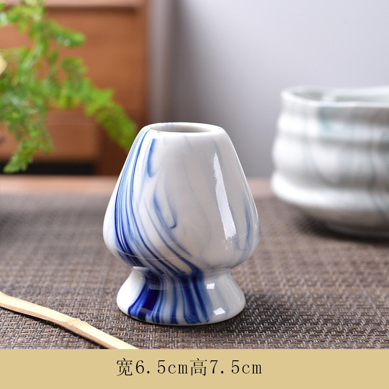 Matcha Set Ancient Chinese Tea Drinking Utensils Bamboo Tea Brush(Chasen) Ceramic Japanese Tea Ceremony Tea-making Accessories