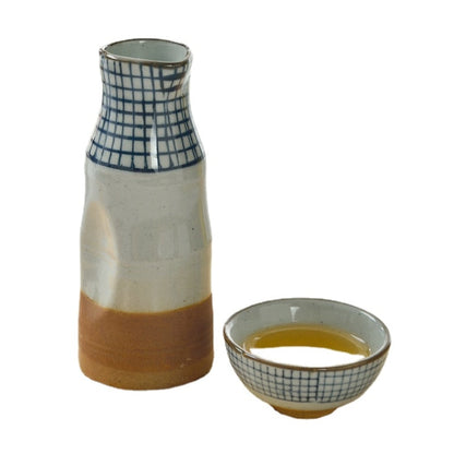 Combinaison de 40 à 300ml, saké peint à la main, riz, vin, Shochu, carafe à Shot, Restaurant familial, Bar, verres, flacon de hanche