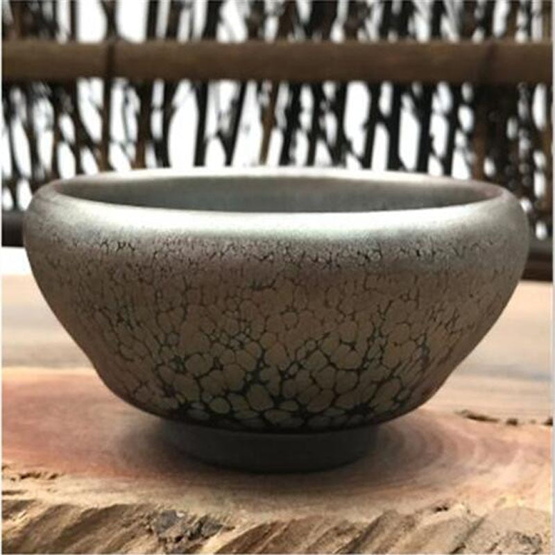 Jianzhan Tenmoku Tea Cup porcelana Matcha Bowl 50 ml de artesanía para té Guan Yin, matcha, té verde oolong, dahongpao