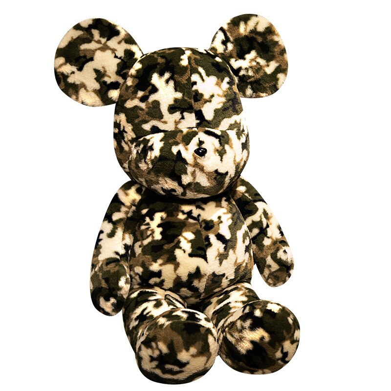 Candy-väkivalta Dazzle Värikäs vuorovesi Play Bear Pehmo lelun solmioväri sateenkaaren nukke muhkea lelutyynyn syntymäpäivälahja kodin sisustus