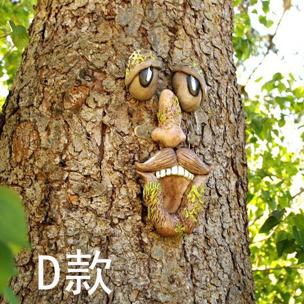 木目顔面特徴蛍光臓器樹脂シミュレーション飾りハロウィーン装飾明るい庭の装飾