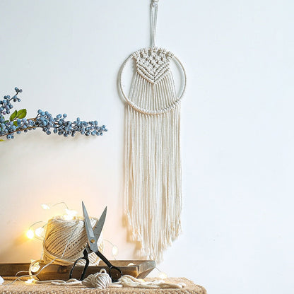 Богемская хлопковая веревка для кружевного кружевного кружевного улова мечты домашнее орнамент свадебное украшение подруга подарки подарки