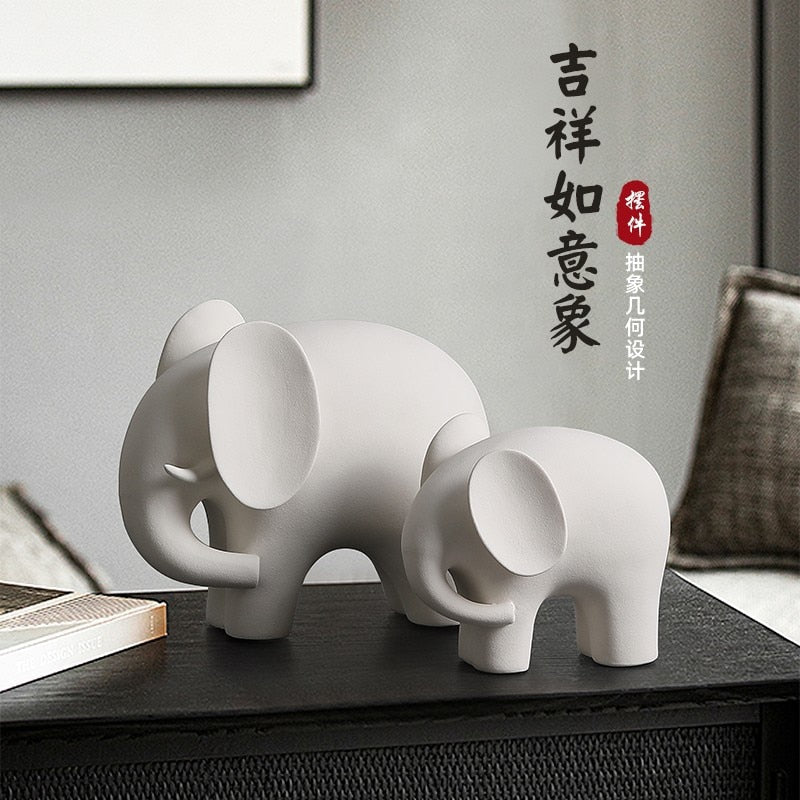 Decorazioni per elefanti in resina, scrivania per ufficio soggiorno Cragi animale trasferimento di nuove decorazioni per la casa Scultura