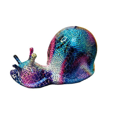 New creative colorful snail animal resin handicraft ornaments, home living room desktop animal decorations, snail statues