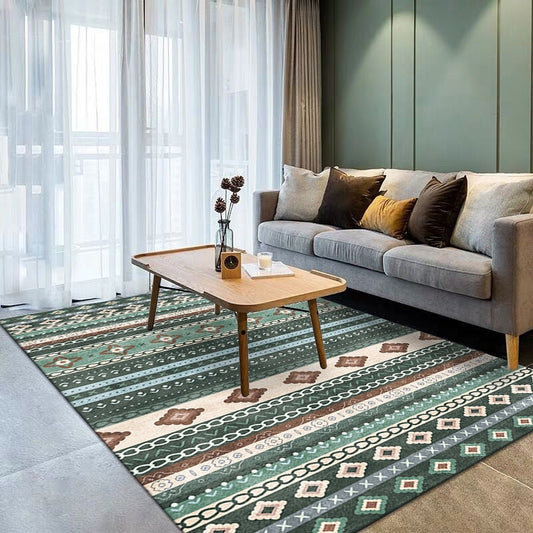 סגנון בוהמי בסגנון בוהמי סטיון שטיח רטרו רטרו מלון בית מגורים שטיחים קלים מיטת חדר שינה יוקרת
