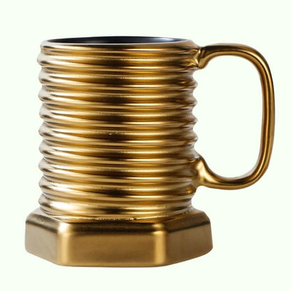 Ceramics Milk Mug Screw Water Cup Office Coffee Set Gift Christmas Cups Ceramic Mugs Coffee Cups