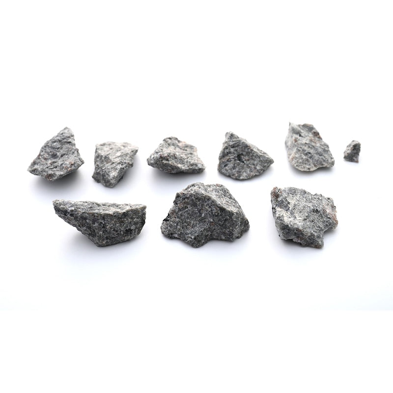להבה טבעית אבן אש סיניט המכילה מינרל פלורסנט מינרלי מחוספס גביש גביש ארוך גל UV 365 ננומטר דגימות