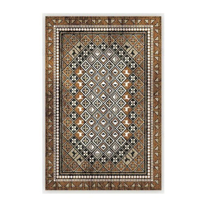 Tapetes de estilos étnicos de estilo étnico americano Bohemian tapetes de decoração marroquino Vintage Homestay Decoração de quarto tapetes não deslizantes
