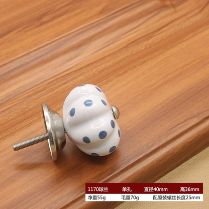 40 -миллиметровая керамическая ручка с одной отверстией европейские антикварные средиземноморские ящики тянет ручки шкафа шкафа шкаф