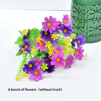 Domácí dekorace retro kamion mini květináče Květiny Sukulentní umělé rostlinné pryskyřice květináče úřad stůl řemeslné ozdoby místnosti