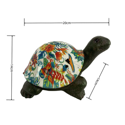 Смоловая черепаха орнамент красочный перевод воды Статуя Украшения дома
