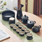 Service à thé de voyage chinois Gaiwan, infuseurs portables, service à thé en céramique, tasse à thé, outils complets, cadeau Juego Te, service à thé de cuisine