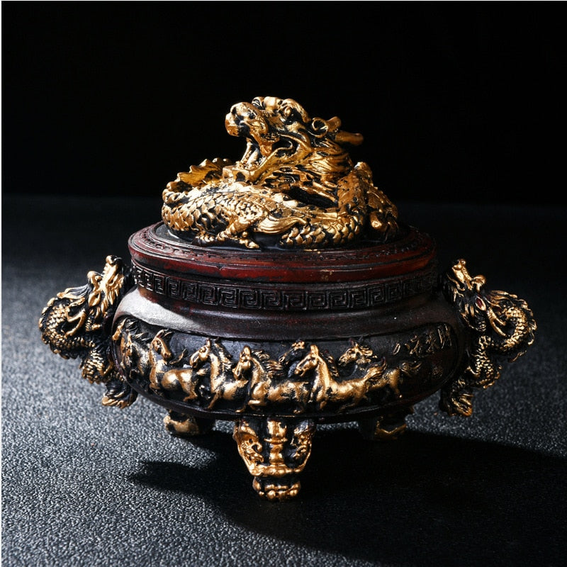 Wierookbrander antieke wierookspoel wierookbrander items voor boeddha aanbidding sandelhout decoratie kachel huizendecoratie elegant