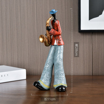 Creative Rock Band Music Art Mermon Model Статуя творческая гостиная
