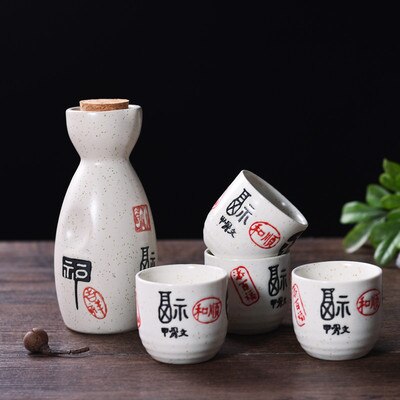 Zestaw japońskiego sake z zestawem owocowego wina kubek domowy Baijiu Wino Mub Ceramic Sake Zestaw wina