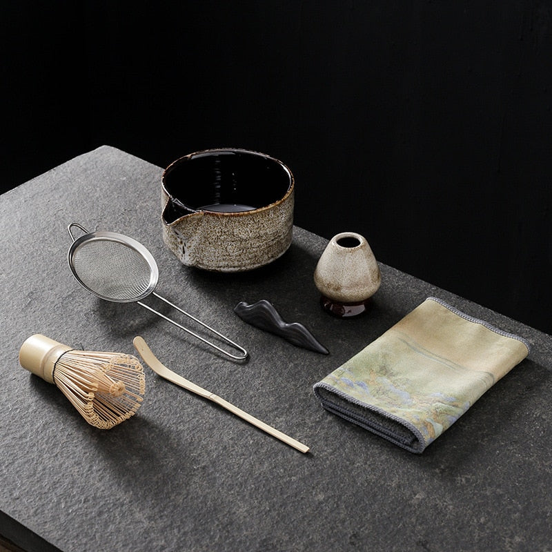 Japanese Matcha Tea Set Bamboo Tea Spoon Indoor Drinking Tea Brewing Utensils Song Dynasty Kung Fu Tea Accessories Birthday Gift