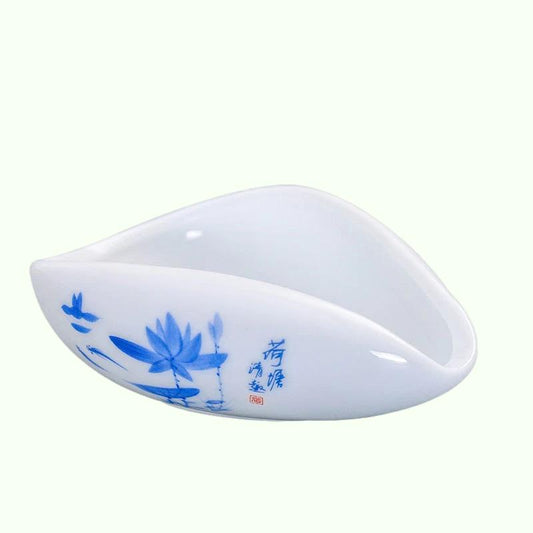 1 piece keramik pemegang teh sendok aksesori cadangan bisnis peralatan makan porselen berkualitas tinggi