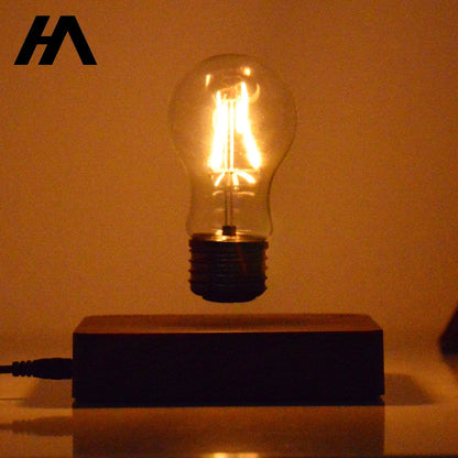 Nyhed Magnetisk flydende lampe med LED -belysning til natlys Husdekoration Fødselsdag Julemæssig retro Novely