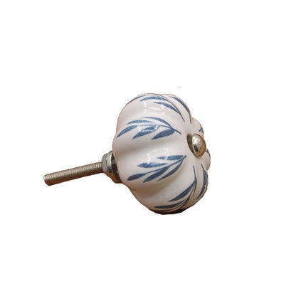 40mm keramiskt enkelhål Hantera europeiska antika Medelhavslådor drar skåpsknappar garderobskoskåpsdörrhandtag