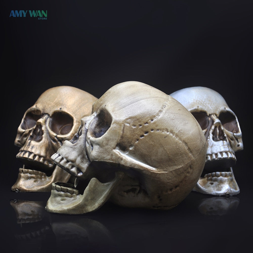 Arredamento del cranio oggetto di applicazione Skeleton Head Plastica 1: 1 modello Halloween Haunted House Party Decoration DECORAZIONI FORNITÀ DI ALTA QUALITÀ