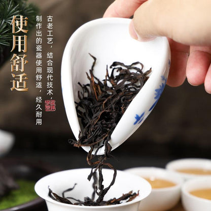 1Piece Tea Holder Seramic Spoon Accessories Perniagaan Perniagaan Hadiah Porselin Berkualiti Tinggi