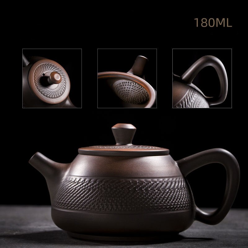 Jianshui Potter Pot Pot Keramik Kung Fu Teapot Teh Kettle Handmade Teh Pembuat Teh Teh Set Teapot Kecil Set Teh Teh