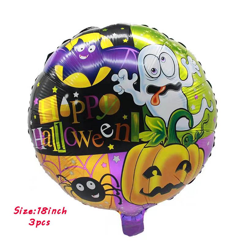 Enorme Halloween abóbora de hallowen balloons balons bate -ara -aranha folhas de balão infláveis ​​infláveis ​​brinquedos globos halloween festas de festas