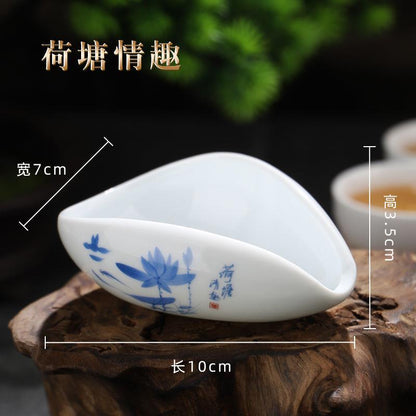 1-stuk keramische theehouder lepel spoon reserve accessoires zakelijk hoogwaardig porselein geschenk servies