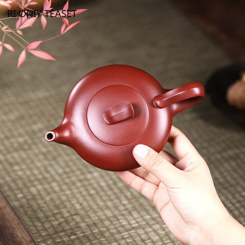 180ML Creative Yixing Purple Clay Tea Pot Boutique Dahongpao Filter Teapot Husholdning Autentisk Zisha Tea Set Portable Drinkware