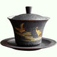 Tasse à thé gaiwan en céramique, soupière faite à la main, service à thé kung fu chinois, verres