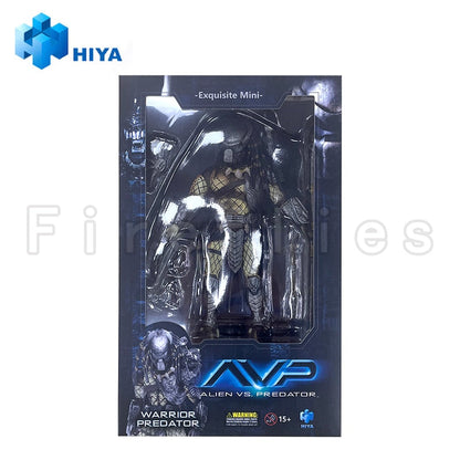1/18 HIYA Action Figure Exquisite Mini Series AVP Alien vs. Predator Warrior Iron Blood Anime Collection Model Toy Toy