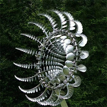 メタル風車屋外風スピナーボヘミアンガーデンパティオ芝生の装飾パティオ装飾金属ヤード装飾クール2021ドロップシッピング