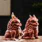 Brûleur d'encens à reflux créatif bois de santal pixiu thé au sable violet décoration pour animaux de compagnie boutique table à thé Kung fu accessoires pour service à thé 