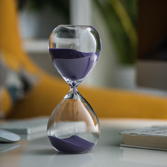 15.5.30/60 minuutin uusi pohjoismainen lasipisara Time Glass Taser Creative Home Decoration Crafts Discoration Ystävänpäivälahja