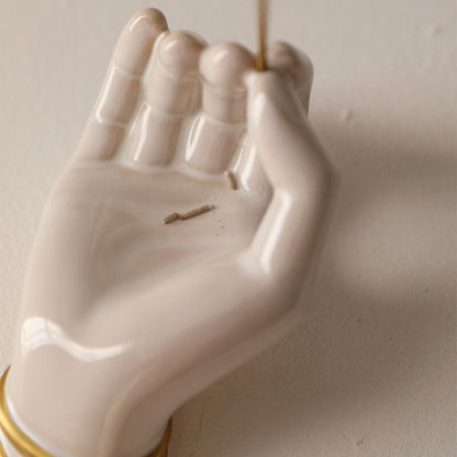 Innovatiivinen polttaminen kolmiulotteiset kämmenten kädet, jotka tekevät uunia muuttavat lasitetut keraamiset suitsukkeet korujen säilytyslokerot