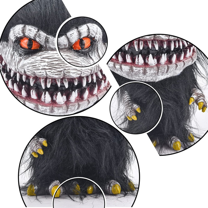 Critteri di Halloween Bambola per peluche Cine PROP Bambola Goth Monster Creative Monster Pelshies Figura Piena Ornamento Regalo Ornamento compleanno