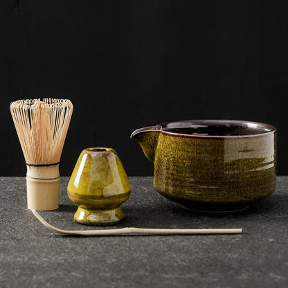 Teh Matcha Jepang Set Bambu Sendok Teh Sendok Minum Teh Peralatan Pembuatan Teh