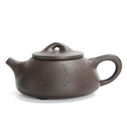 185ml 수제 불교도 성경 Yixing Purple Clay Teapot 소형 용량 전통적인 중국 주전자 Puer Oolong Tea Set